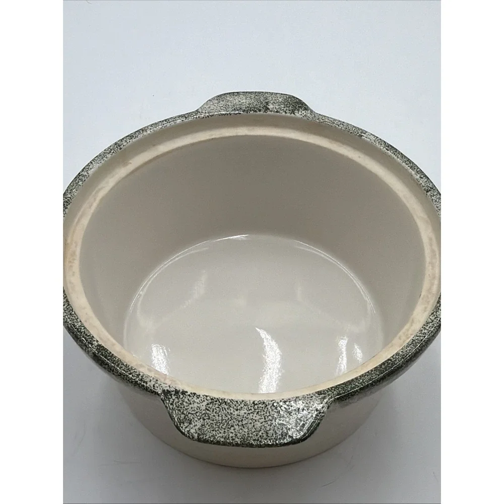 Vintage Alco Industries Round Stoneware Rooster Casserole Dish W/Lid Countryside
